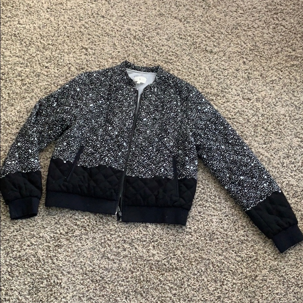 Quilted Bomber Jacket